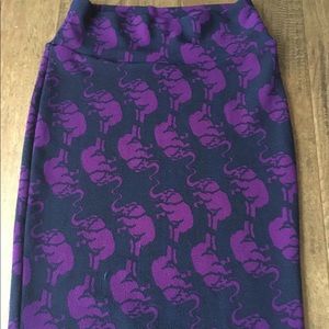 Xs lularoe Cassie elephant skirt